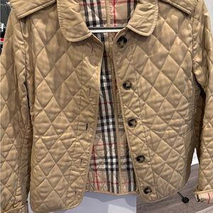 Gorgeous Burberry light tan small women’s jacket